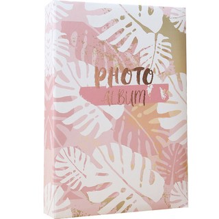 4x6尺寸 300張收納 復古口袋相簿, 粉紅色, 50張