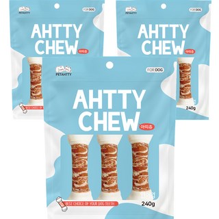 강아지 아띠츄 껌 대형, 연어맛, 240g, 3개