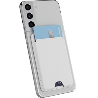 Yoitch 奈米夾式手機卡夾, 1個, 白色