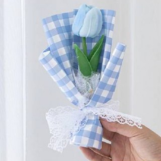 Jooang Objet 康乃馨迷你花束, 19 淺粉色粉末康乃馨霧面