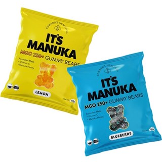 잇츠마누카 블루베리 구미젤리 50g + 레몬 구미젤리 50g 세트, 100g, 1세트