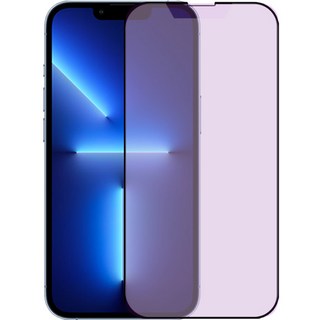 防指紋抗藍光手機鋼化玻璃保護貼, 1個
