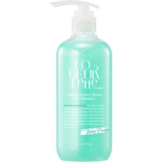 로더렛 컬러핏 헤어 두피 퍼퓸 샴푸 파우더리 브리즈, 500ml, 1개