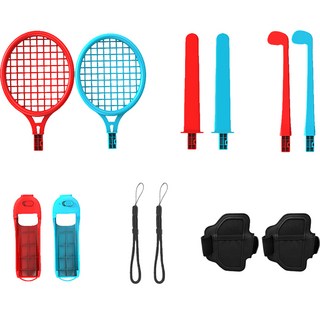 HOHOO Lucky Fox 任天堂 Switch 運動家庭包 配件多合一套組 控制器 Joy-Con, 1個, 單一商品