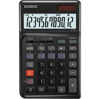 CASIO 卡西歐 人體工學設計 3度計算機 JE-12E, 1個, 黑色(JE-12E-BK)