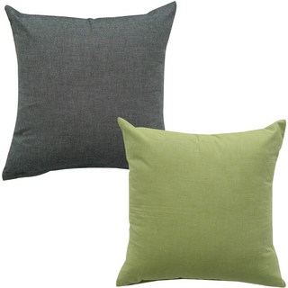 ECONY HOUSE 素色無印風靠枕套 2入