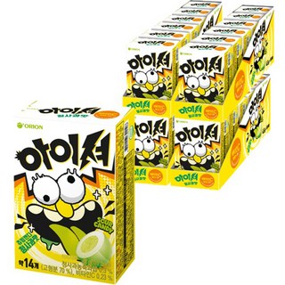 ORION 好麗友 酸味夾心糖 青蘋果味 14顆入, 24盒, 42g