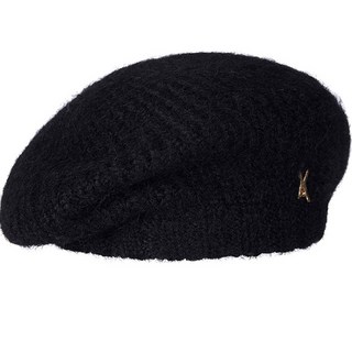 VARZAR 立體徽標羊毛針織貝雷帽