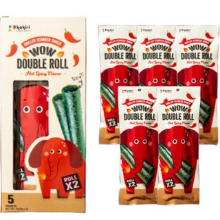 KOKIRI 雙層海苔捲 辣味, 25g, 1組