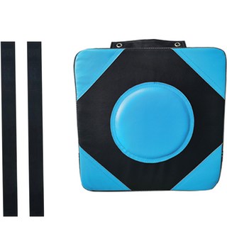 soonZAM 家用壁掛式拳擊運動靶沙包單品 + 2條背膠魔鬼氈組, 藍色