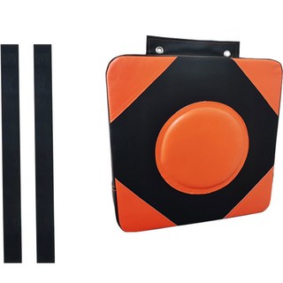 soonZAM 家用壁掛式拳擊靶沙包 + 2條背膠魔鬼氈, 橘色