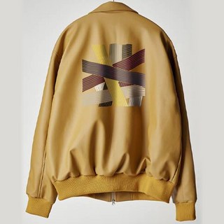 Seven Lookbook 男款 NET 寬鬆版型 人造皮革 雙向拉鍊夾克 BBP001