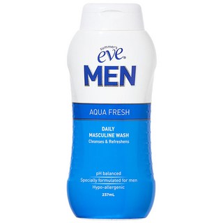 summer's eve Aqua Fresh每日男性私密處清潔慕斯, 1瓶, 237ml