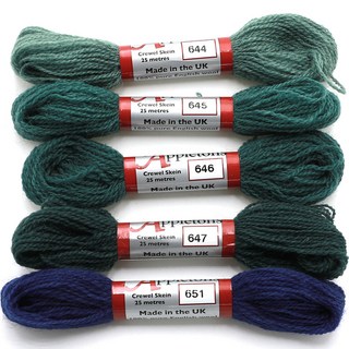 JoyJasu Appleton 羊毛繡線 5件組, 1套, 644, 645, 646, 647, 651