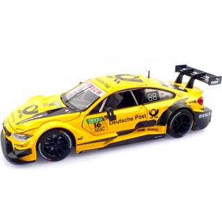 Replicas 1 : 24 車門可開 LED BMW M4 DTM 壓鑄模型車 MSZ925310YE, 黃色, 1個