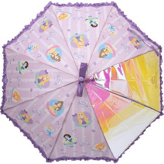 迪士尼公主 47 蝴蝶結蕾絲長柄傘 LUPCU10003