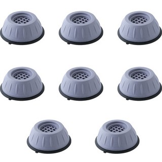 THE ZAKKA 洗衣機防震墊 S, 灰色, 8個