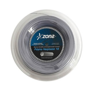 Jones POLYMO HEXPLOSION 18 網球線, 1個, 灰色
