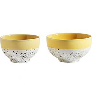 Ardin Essential 碗具2件組, 薩凡納黃, 飯碗 + 湯碗