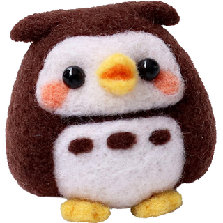 藝術世界 DIY 羊毛氈動物製作套組, 1套, 貓頭鷹