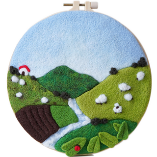 DIY羊毛氈畫框組, 1套, A