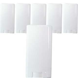 Jian Nature 防曬棒 潤膚膏容器 15g, 6個, 白色