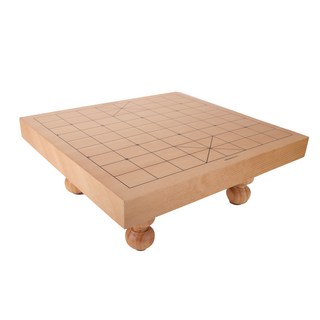 六兄弟圍棋 南洋杉木 1.5號 圓腳 韓國象棋盤, 原木色, 1個