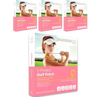 MADFORCOS 女用高爾夫防曬面罩, 米色, 20片