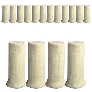Yolli 防噪音防刮傷桌椅腳套 4入 x 4件組, 象牙白, 4個