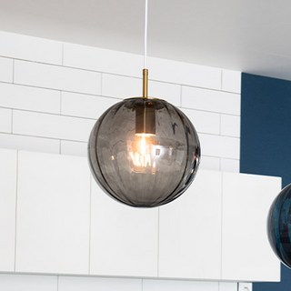 hit LIGHTING Moss 1燈吊燈 200Φ G30964BK, 黑色