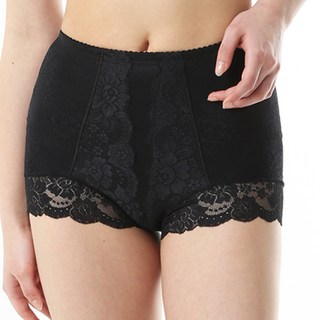 KerriLucy 提花彈力網紗提臀三角收腹塑身褲