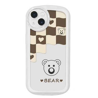 VENTI 棋盤格白熊手機殼