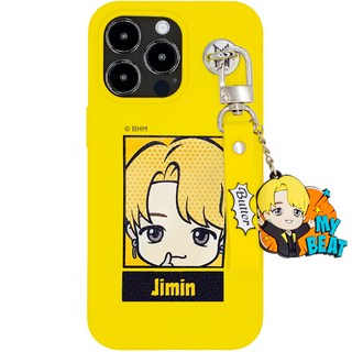 BTS 角色 Butter 徽章公仔鑰匙圈彩色手機殼