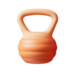 Roywing 壺鈴 核心 PVC 糖果啞鈴, 甜橙, 2.5kg, 1個