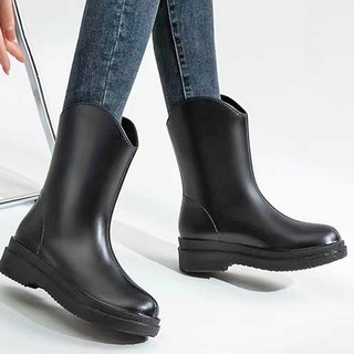 中筒防水切爾西雨靴