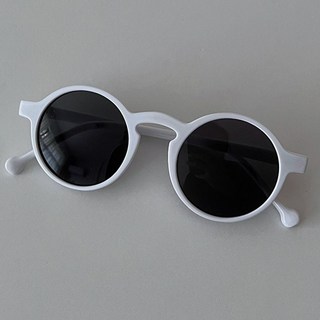 兒童時尚圓形太陽眼鏡