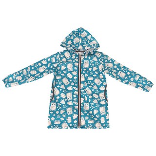 BEBE CHOUETTE 兒童彩虹貓頭鷹 兒童防風外套 雨衣 雨衣夾克