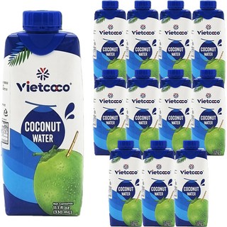 viet coco 椰子水, 330ml, 12個
