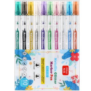 DOnG-A Pms JIMIAO金屬亮片麥克筆, 10色, 1個