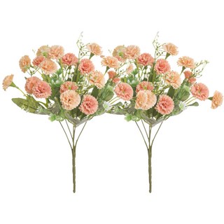 今日共感 美麗紫丁香人造花花束 20朵, 香檳色