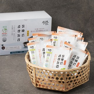 김이가 올바른 구운 곱창돌김, 3g, 1개입, 15개