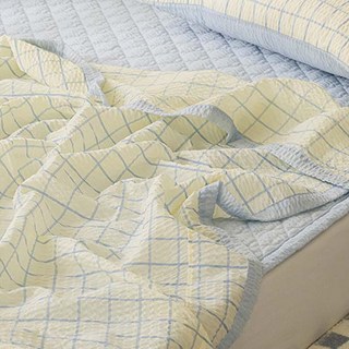 쉬즈홈 국내 제조 시어서커 홑이불, 썸머레몬