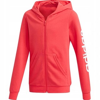 Adidas 兒童 ESSENTIAL LINEAR FZ 連帽外套 FM6977