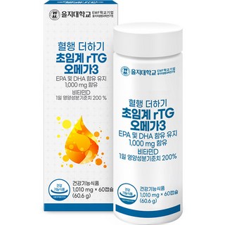 超臨界rTG Omega-3膠囊, 60顆, 1罐