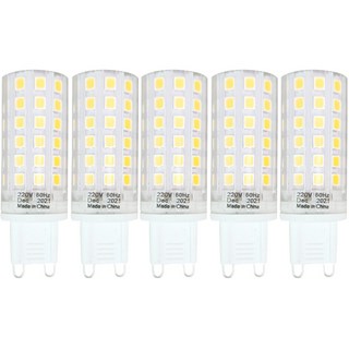 DAYTIME 미니 콘램프 5W G9, 주광색, 5개