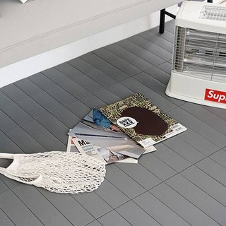 BONOHOUSE 組裝式甲板瓷磚, 灰色, 18個