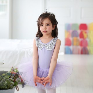 Ballet Kids 女童亮片領口設計芭蕾舞裙