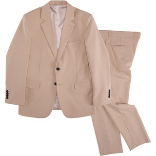 DIELCRI 男士四季必備款雙釦休閒西裝上下套裝