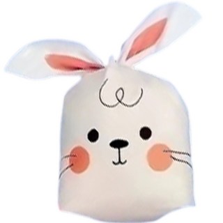 Mihwabujang 零食 禮物袋 托兒所 幼稚園 小學 生日 畢業 結業 禮物 回禮, 50個, 02 兔子