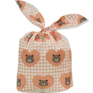 Mihwabujang 零食禮物袋 托兒所 幼稚園 國小 生日 畢業 結業 禮物 回禮, 50個, 03 熊